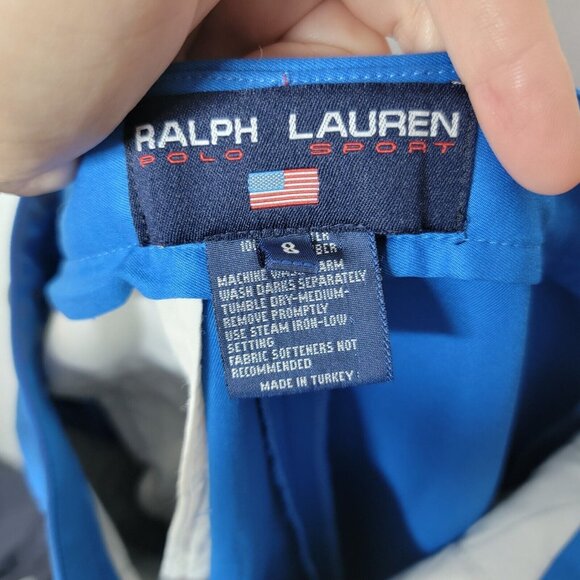 Ralph Lauren Polo Sport Size 8 Blue Wide Leg Women's Pants - Picture 6 of 6